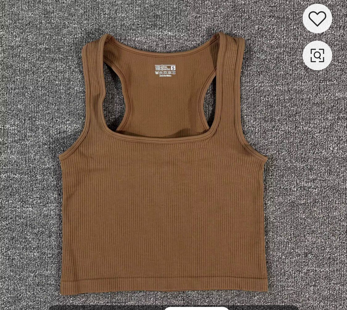 LADIES SEXY SLEEVELESS SHIRTS FEMALE COTTN RIBBED TANK TOP