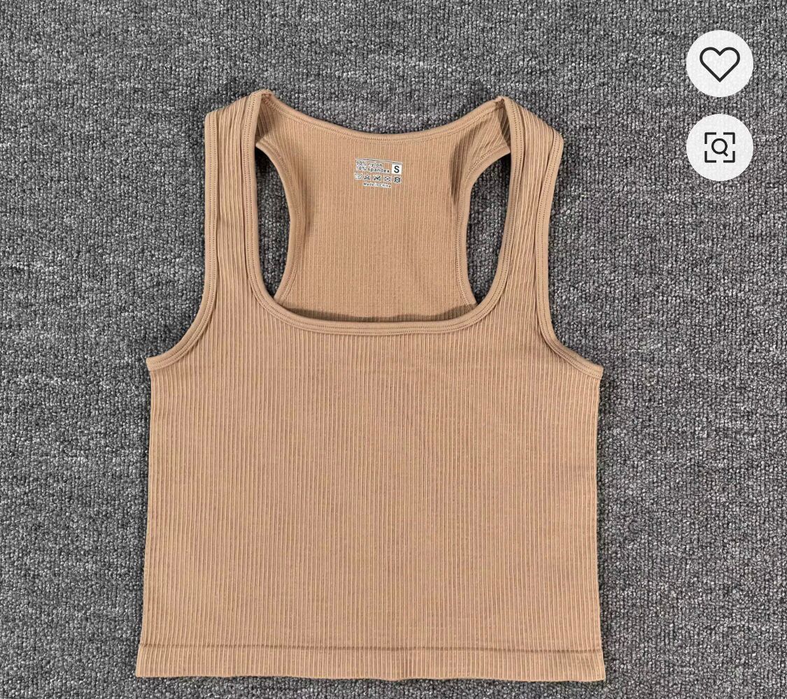LADIES SEXY SLEEVELESS SHIRTS FEMALE COTTN RIBBED TANK TOP