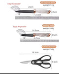 STAINLESS STEEL KNIFE SET KITCHEN MARBLE