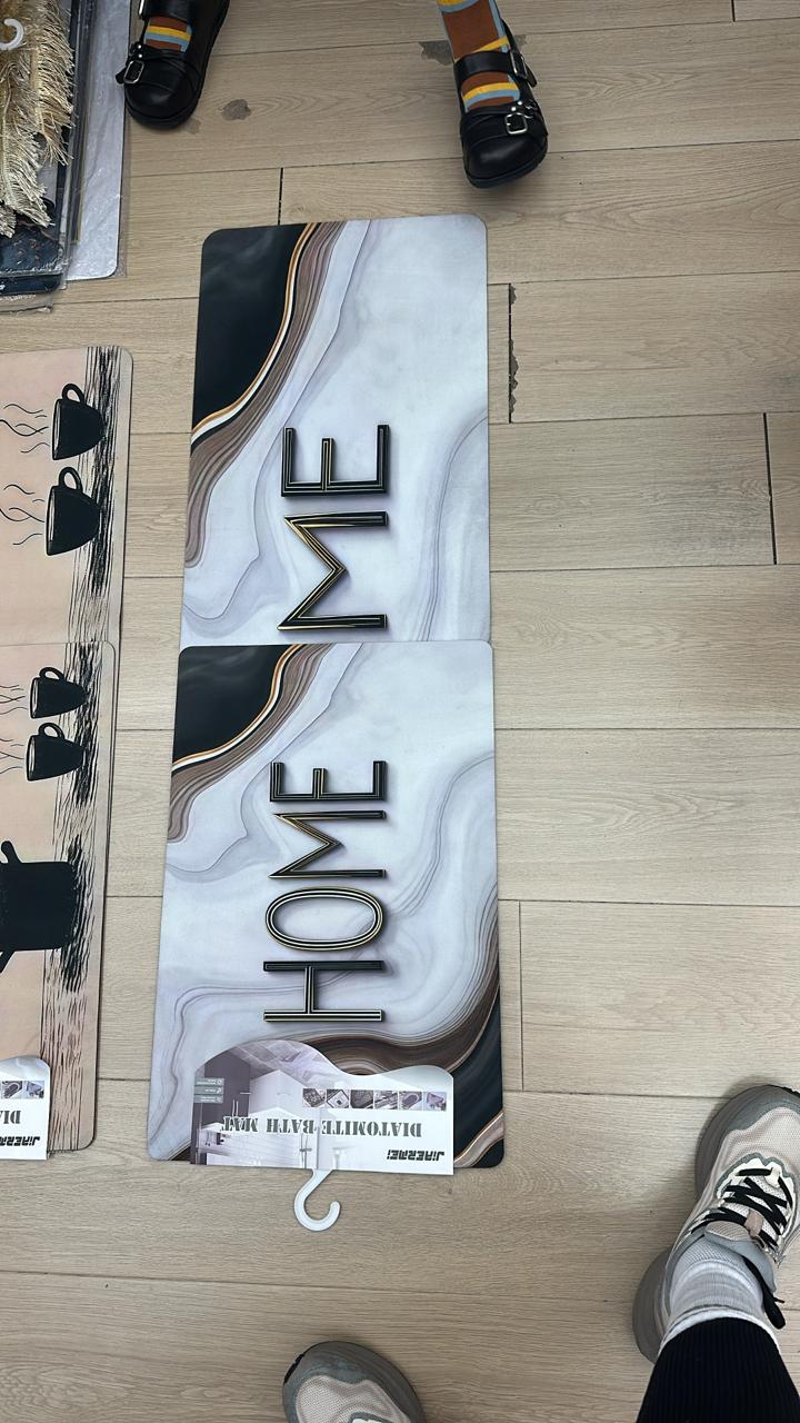MODERN MARBLE PATTERN BATHROOM DOR MATS