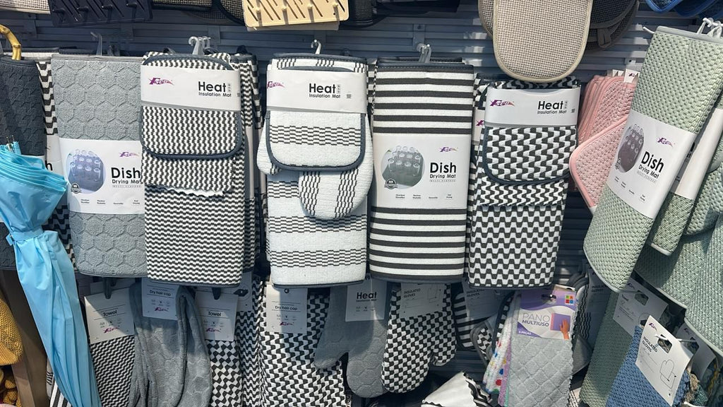 HEAT RESISTANCE GLOVES AND DRYING MICROFIBERS