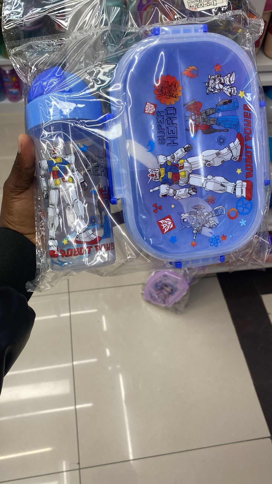 DOUBLE WATER BOTTLE ANBD LUNCH BOX