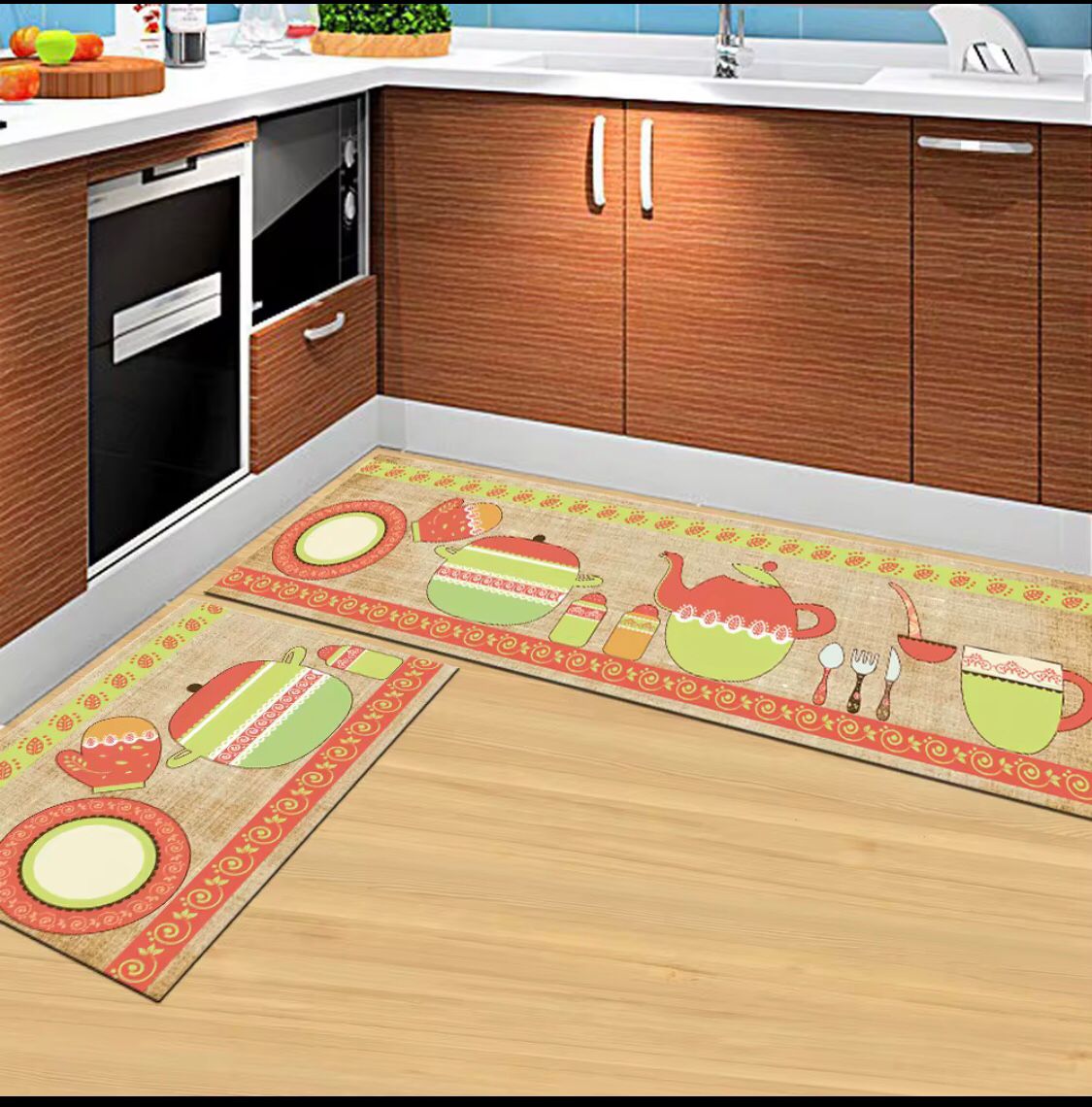 MODERN MARBLE PATTERN BATHROOM DOOR MATS