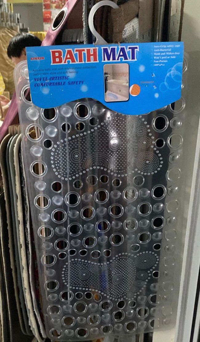 ANTI - SLIP PVC BATH MAT