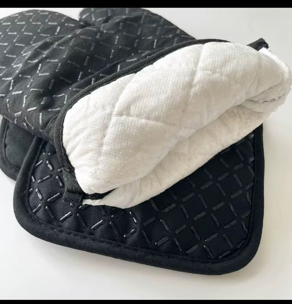 HEAT RESISTANCE GLOVES AND DRYING MICROFIBERS