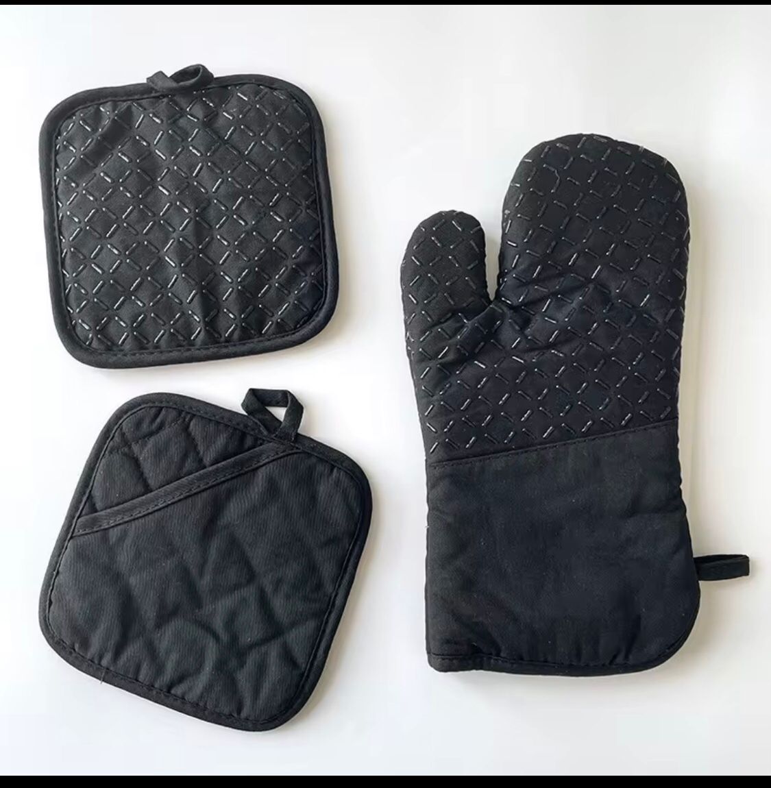 HEAT RESISTANCE GLOVES AND DRYING MICROFIBERS