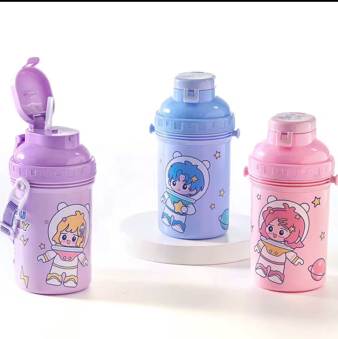 ROUND LUNCH BOX WITH WATER BOTTLE