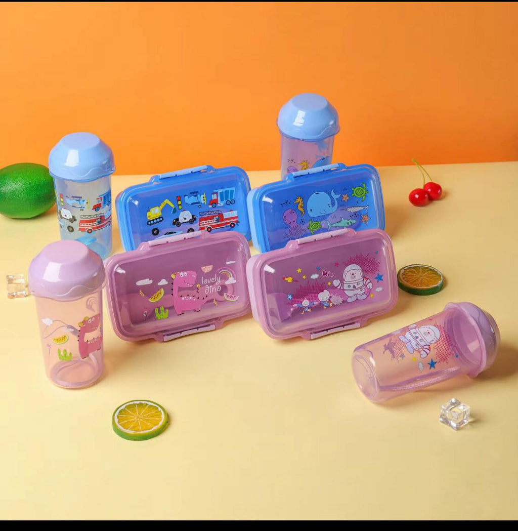 LUNCH BOX WATER BOTTLE SET