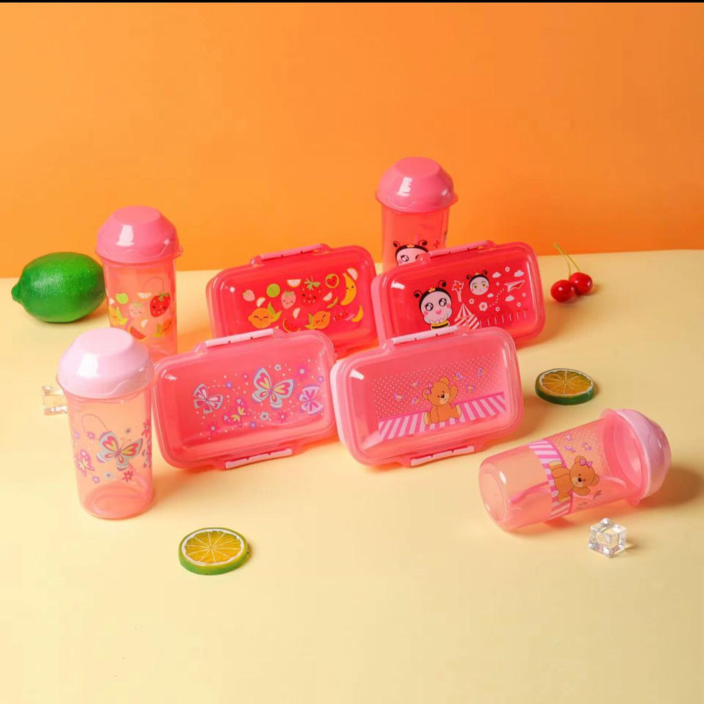LUNCH BOX WATER BOTTLE SET