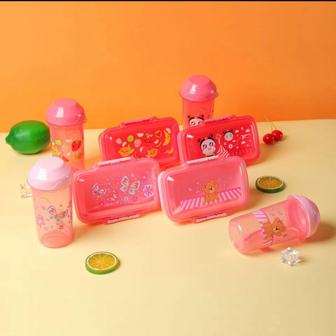 LUNCH BOX WATER BOTTLE SET