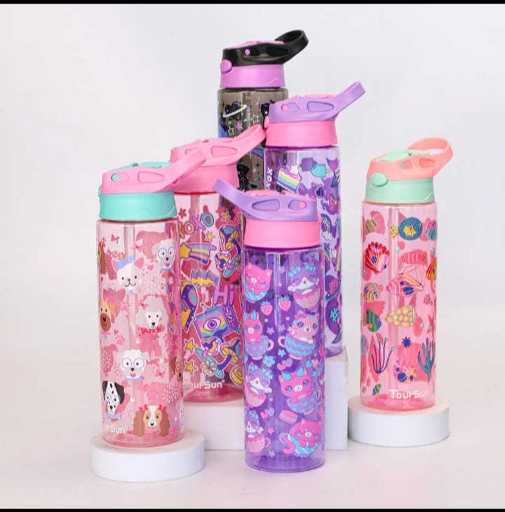 WATER BOTTLE WITH STRAW